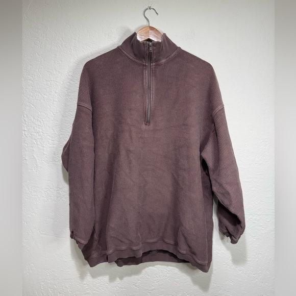 Aerie Good Vibes Corded Crew - Size Large - Picture 1 of 5